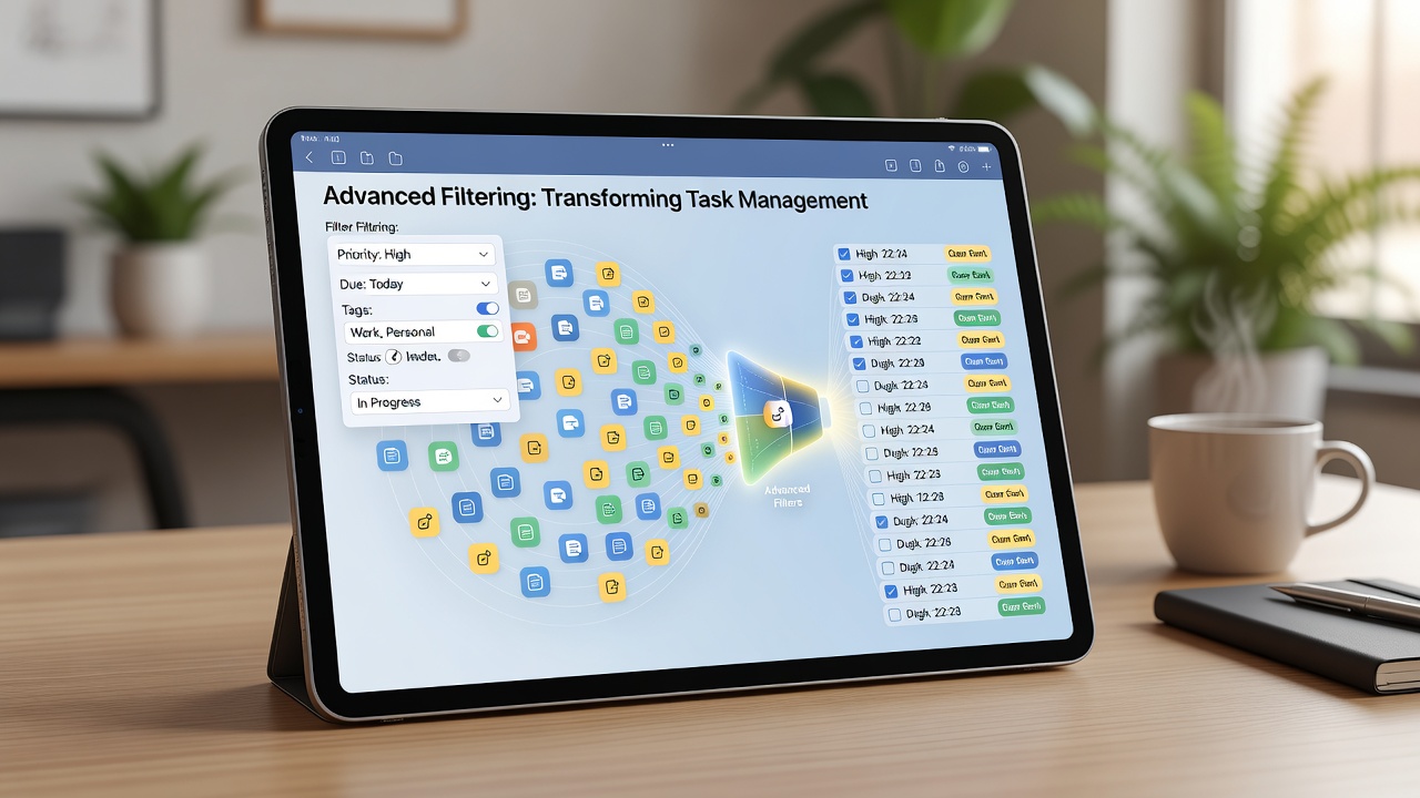 How Advanced Filtering Options Transform Daily Task Management in Note Applications
