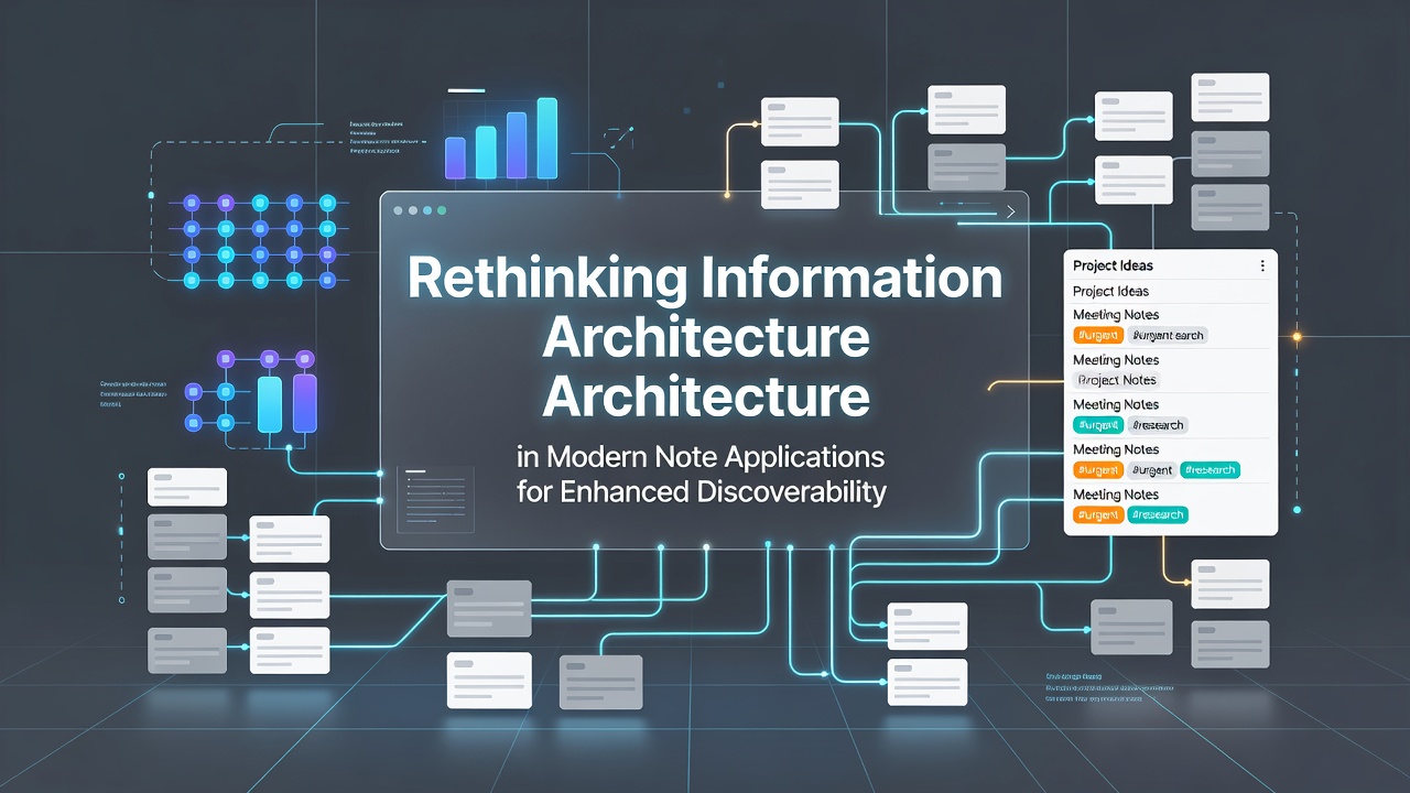Rethinking Information Architecture in Modern Note Applications for Enhanced Discoverability
