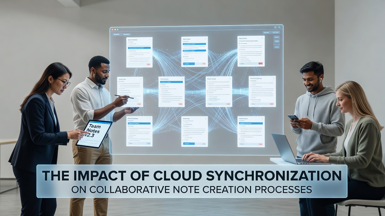 The Impact of Cloud Synchronization on Collaborative Note Creation Processes